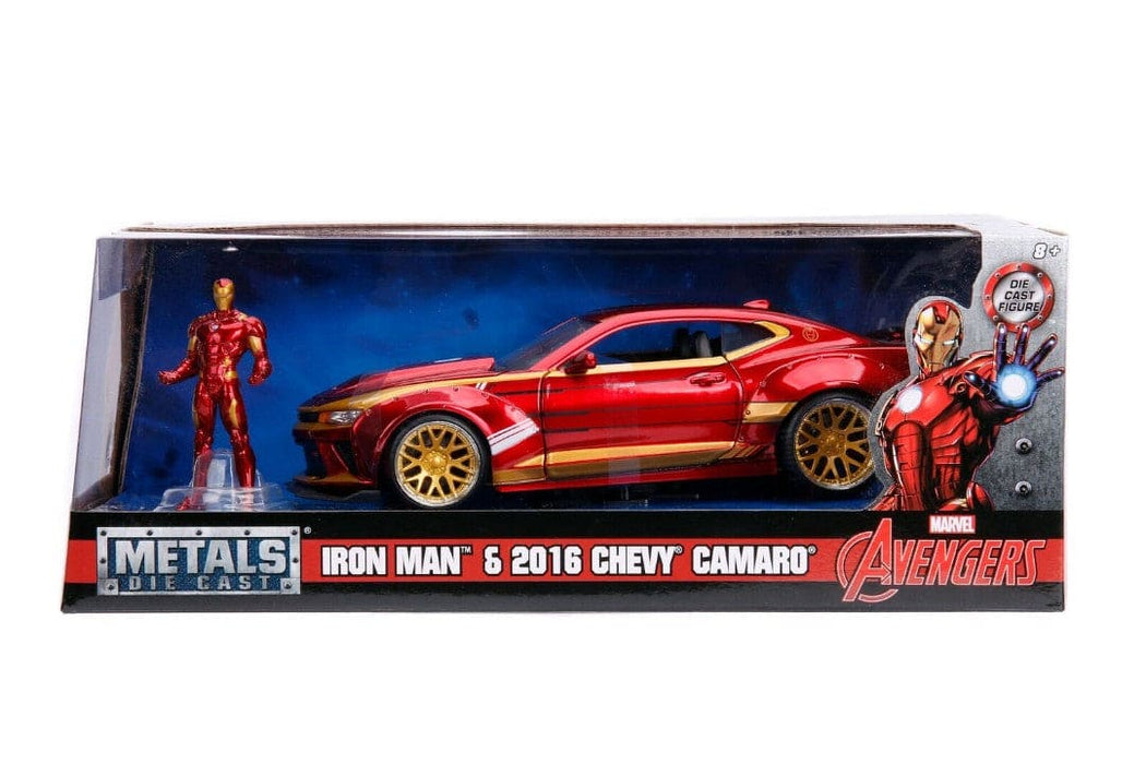 JAD99724 Jada 1/24 "Hollywood Rides" 2016 Chevy Camaro SS w/ Ironman