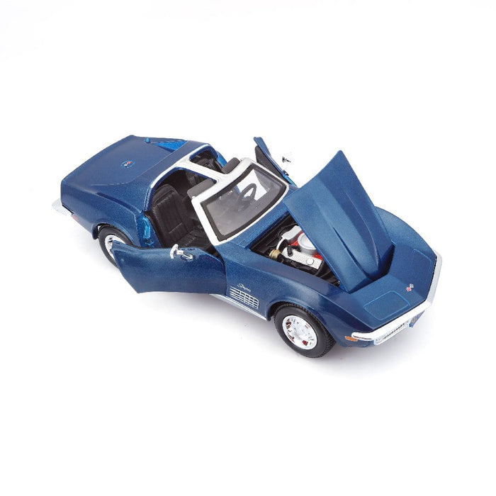 MAI31202 Maisto 1/24 SE 1970 Chevrolet Corvette (Metallic Blue)