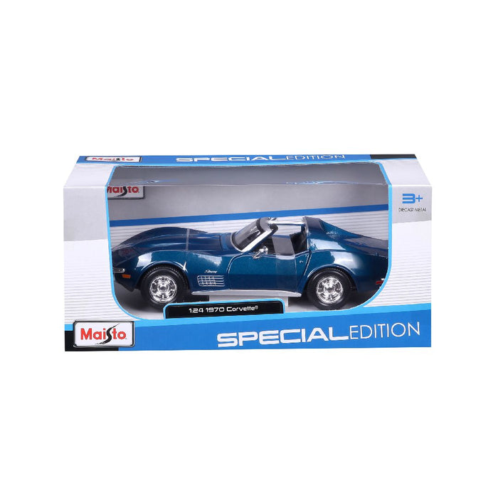 MAI31202 Maisto 1/24 SE 1970 Chevrolet Corvette (Metallic Blue)