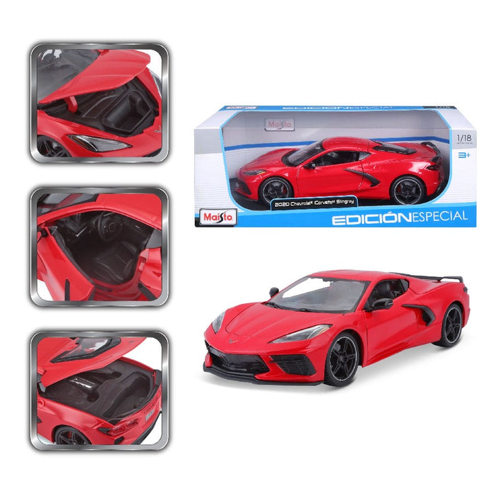 MAI31447-RED Maisto 1/18 SE 2020 Chevrolet Corvette Stingray Z51 (Red)