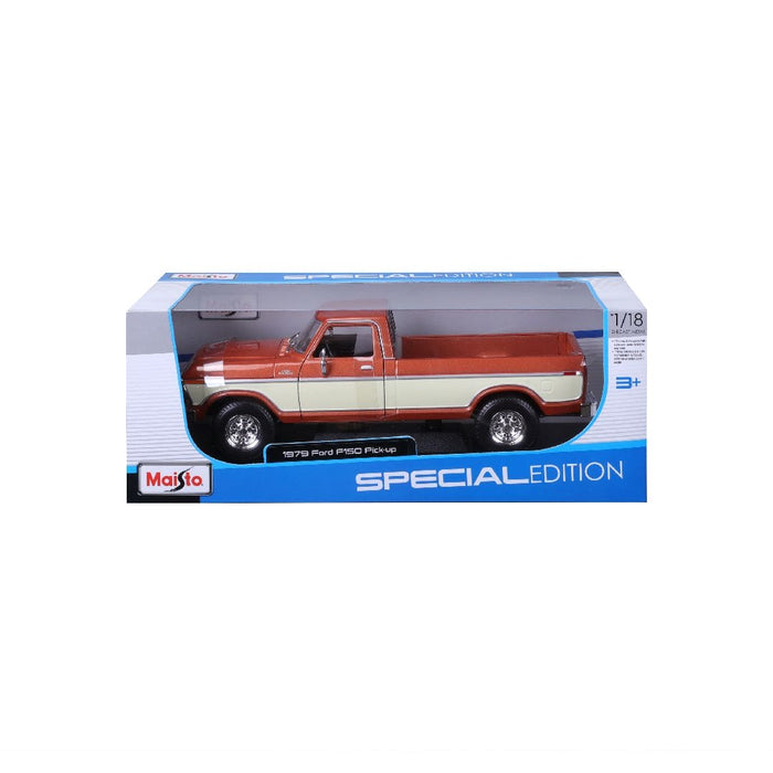 MAI31462 Maisto 1/18 SE 1979 F1 Pick-up Truck (Brown/Cream)