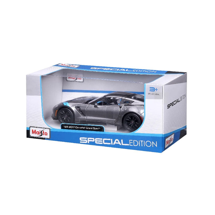 MAI31516 Maisto 1/24 SE 2017 Chevrolet Corvette Grand Sport (Grey)