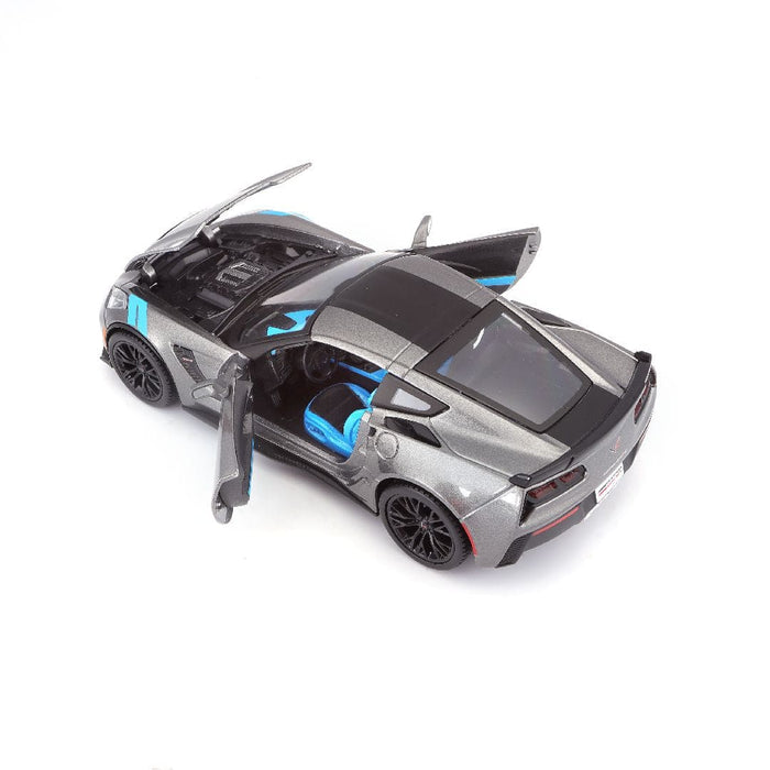 MAI31516 Maisto 1/24 SE 2017 Chevrolet Corvette Grand Sport (Grey)