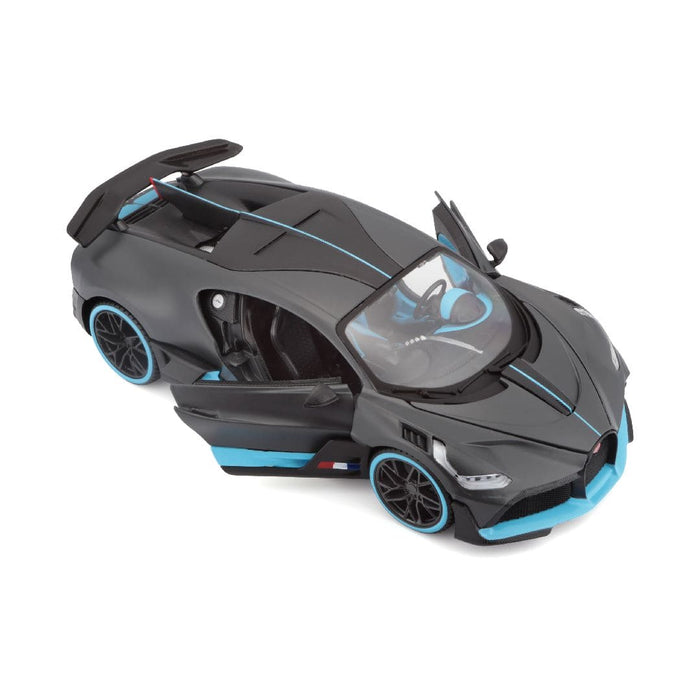 MAI31526 Maisto 1/24 SE Bugatti Divo (Charcoal/Blue)