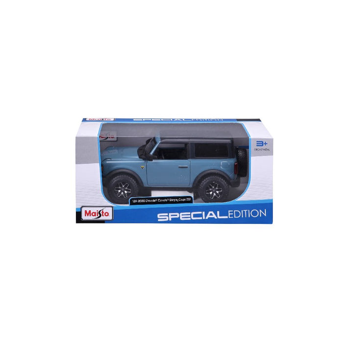 MAI31530-BLUE Maisto 1/24 SE 2021 Ford Bronco Badlands 2 dr. (A51 Blue)