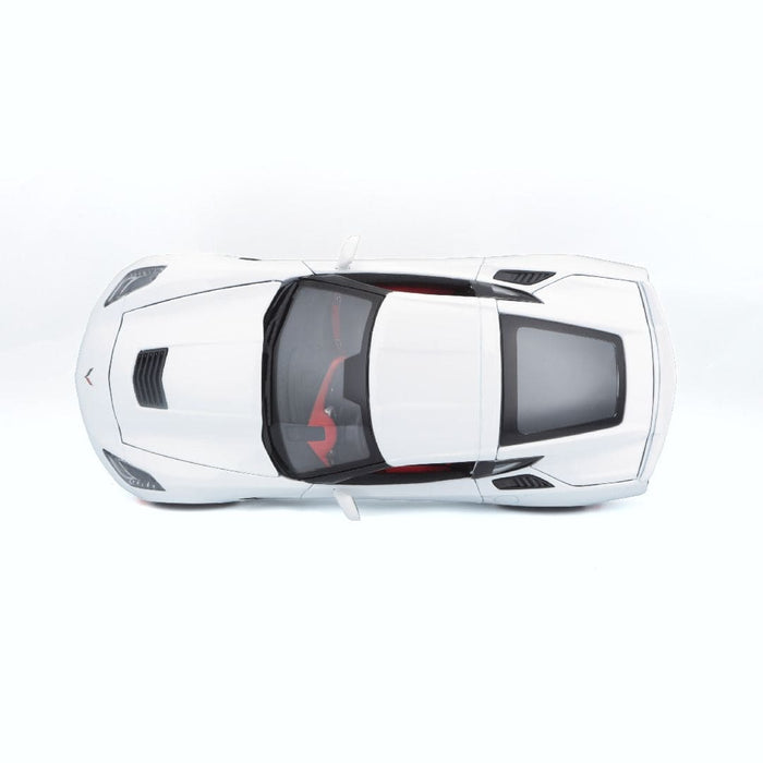 MAI31677 Maisto 1/18 SE 2014 Chevrolet Corvette Stingray Z51 (White)