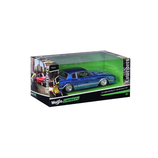 MAI32542 Maisto 1/24 LOWRIDERS 1986 Chevy Monte Carlo (Blue)