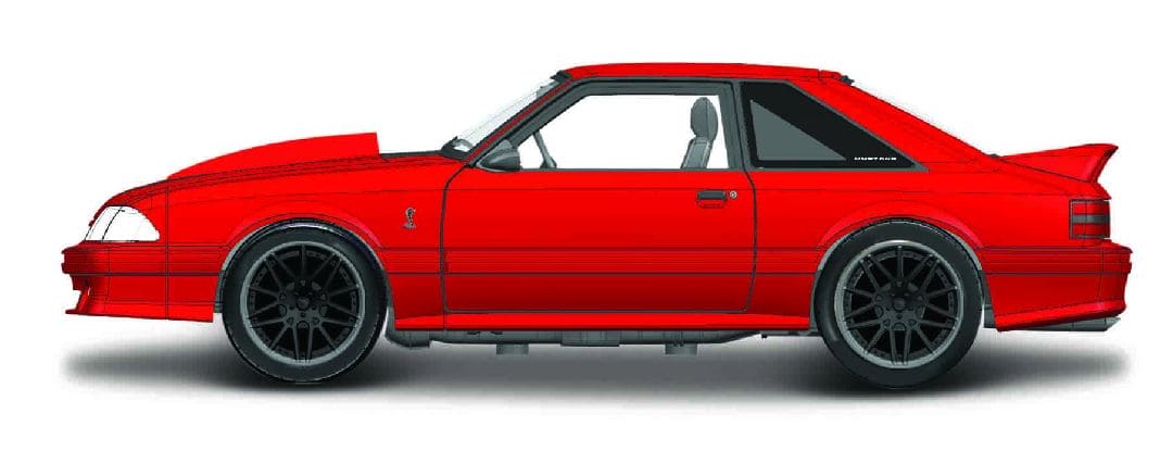 MAI32549 Maisto 1/24 Muscle 1993 Ford Mustang SVT Cobra (Red)