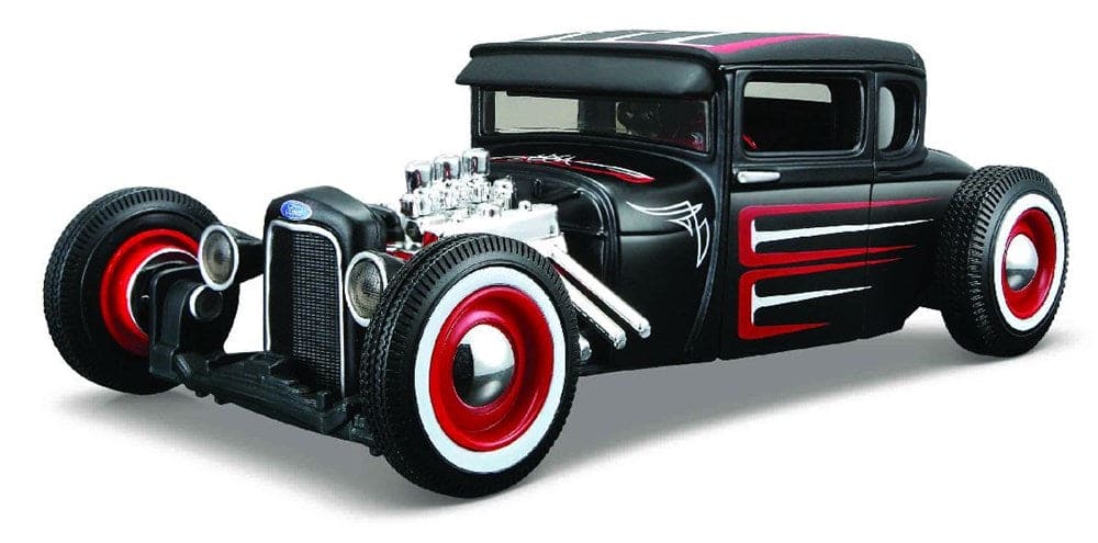 MAI39354 Maisto 1/24 Des AL 1929 Ford Model A (Flat Black)