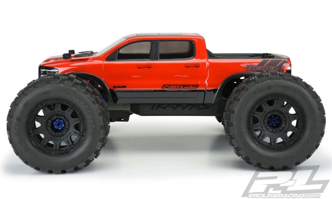 PRO353617 Pro-Line Pre-Cut 2020 Ram Rebel 1500 Clear Body E-REVO 2.0