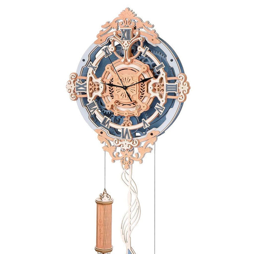 ROELC701 ROKR Romantic Note Wall Clock Mechanical Gear 3D Wooden Puzzle