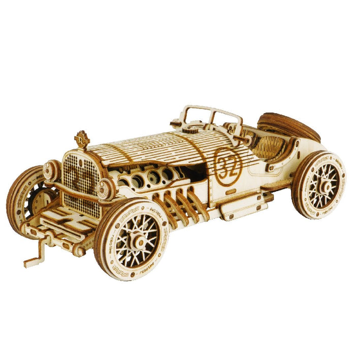 ROEMC401 ROKR Grand Prix Car Scale Model 3D Wooden Puzzle