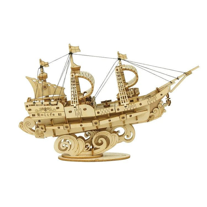 ROETG305 Rolife Sailling Ship Model 3D Wooden Puzzle