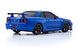 KYOMZP460MB MINI-Z ASC MA-020 AWD Nissan Skyline GT-R V.spec II Nur (R34) Autoscale Body, Metallic Blue