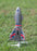 RGR4150G Spinner Missile XL Electric Free-Flight Rocket with Parachute and LEDs, Gray