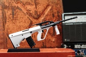 GOABP-WHITE 1/3 Scale Die Cast Bullpup Model, White