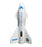 RGR4150W Spinner Missile XL Electric Free-Flight Rocket with Parachute and LEDs, White