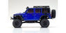 KYO32528MB Mini-Z 4x4 Series Readyset Jeep Wrangler Unlimited Rubicon w/Accessory Parts, Ocean Blue Metallic