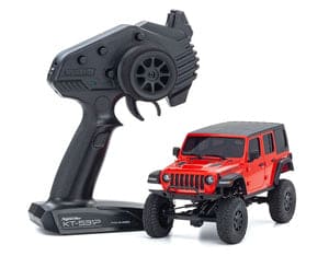 KYO32521R MINI-Z 4x4 MX-01 Readyset Jeep Wrangler Unlimited, Firecracker Red