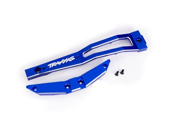 TRA10221-BLUE Traxxas Chassis brace, front (blue-anodized)