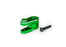 TRA10247-GRN Traxxas Servo horn, steering, green-anodized aluminum