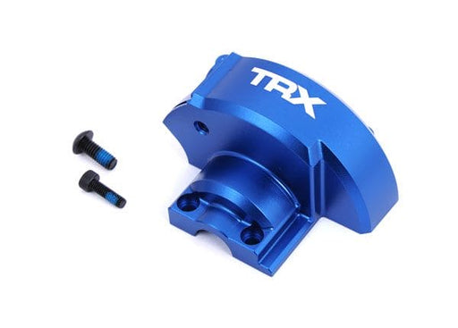 TRA10287-BLUE Traxxas Cover, gear (blue-anodized 6061-T6 aluminum)