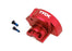 TRA10287-RED Traxxas Cover, gear (red-anodized 6061-T6 aluminum)