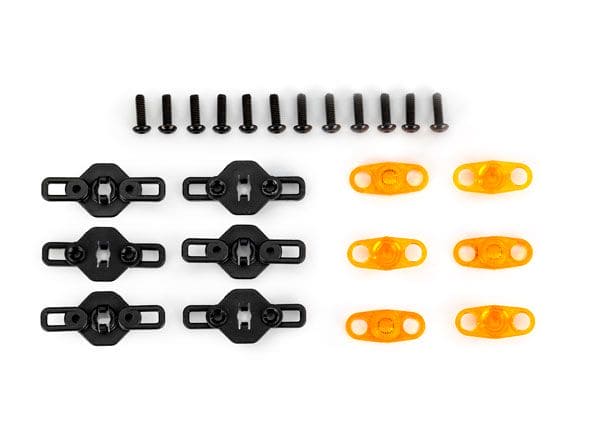 TRA10360 Traxxas Mounts, side marker lights, boat trailer/ lenses