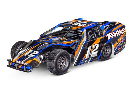 TRA104354-74BLUE Traxxas 1/10 MudBoss BL-2S with Clipless Body - Blue