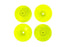 TRA10457-YLW Traxxas Wheel discs (yellow) (4)