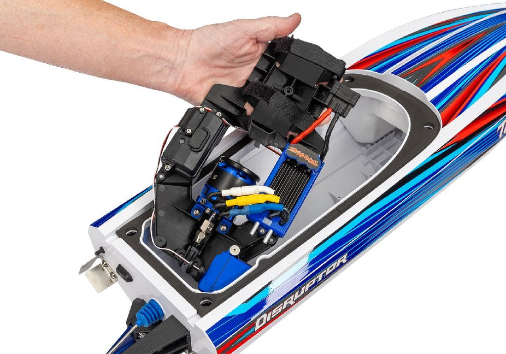 TRA106064-4BLUE Traxxas Disruptor High-Performance Boat, 4S VXL - Blue