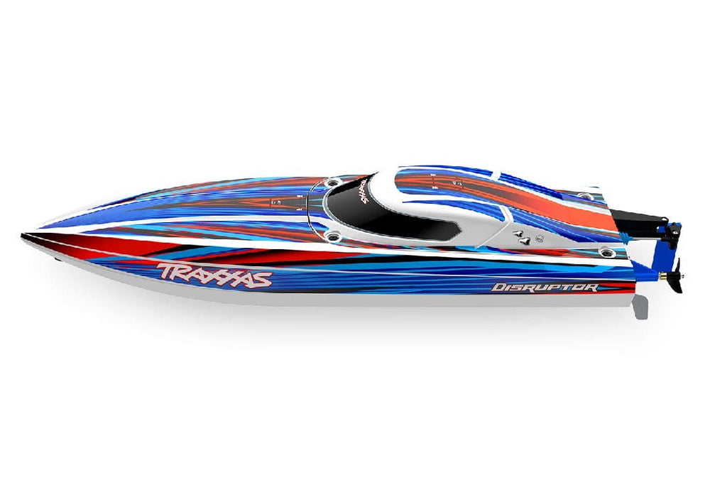 TRA106064-4BLUE Traxxas Disruptor High-Performance Boat, 4S VXL - Blue