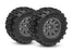 TRA10770-GRAY Traxxas Tires & wheels, assembled (charcoal gray)(rear)(2)