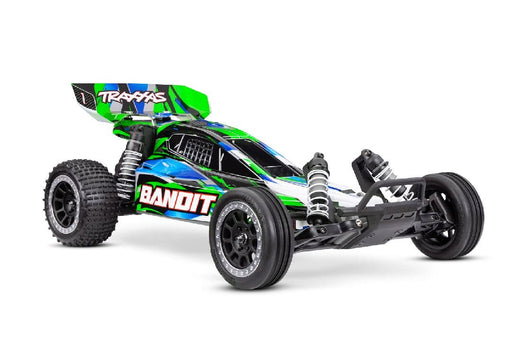 TRA24254-8GREEN Traxxas Bandit 1/10 HD Buggy with TQ 2.4GHz - Green **Sold Separately for the best run time you will need part# Tra2992***