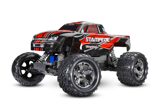 TRA36254-8RED Traxxas Stampede 1/10 Monster Truck Extreme Heavy Duty - Red **Sold Separately for the best run time you will need part# Tra2992***