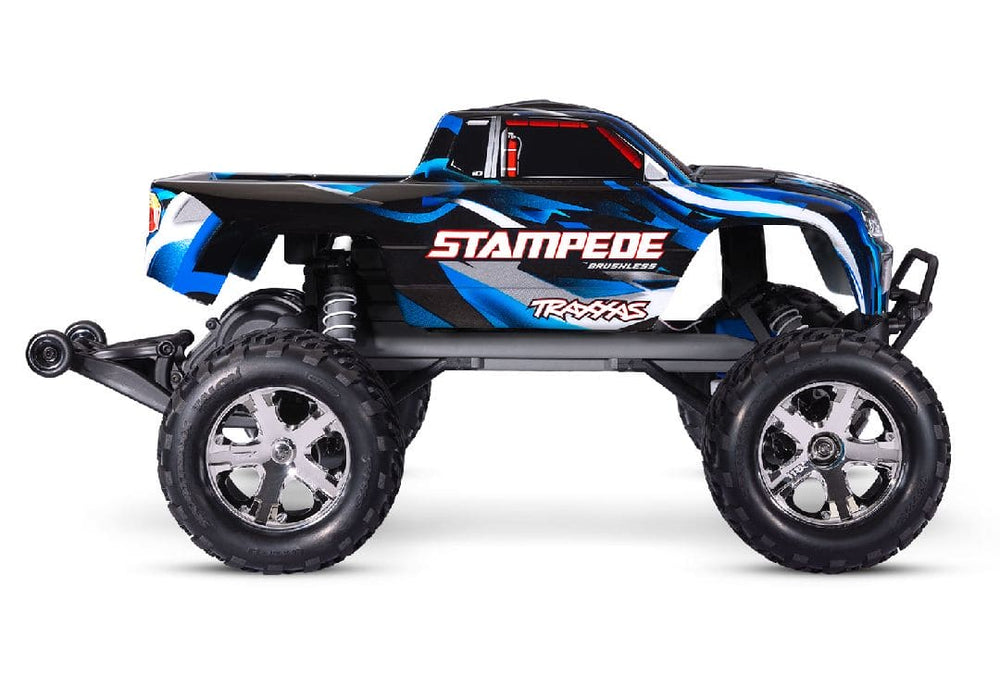 TRA36354-4BLUE Traxxas 1/10 Stampede 2WD BL-2S HD Clipless - Blue ***SOLD SEPARATELY you will need TRA2985 & TRA2827X to run this truck**