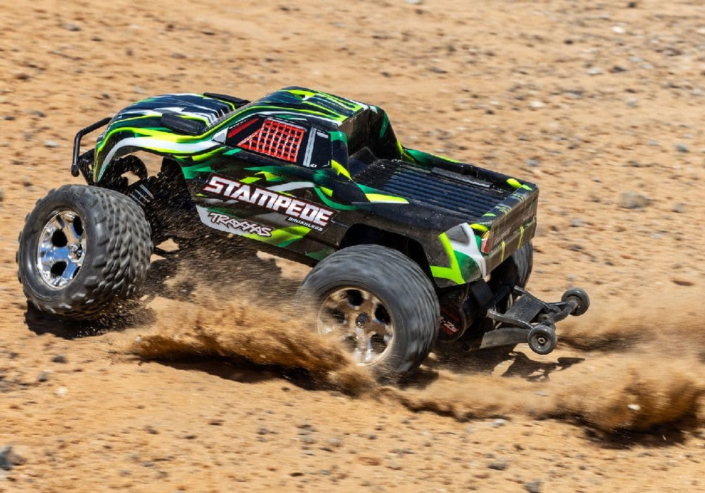 TRA36354-4GREEN Traxxas 1/10 Stampede 2WD BL-2S HD Clipless - Green***SOLD SEPARATELY you will need TRA2985 & TRA2827X to run this truck**