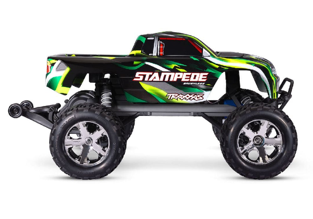 TRA36354-4GREEN Traxxas 1/10 Stampede 2WD BL-2S HD Clipless - Green***SOLD SEPARATELY you will need TRA2985 & TRA2827X to run this truck**