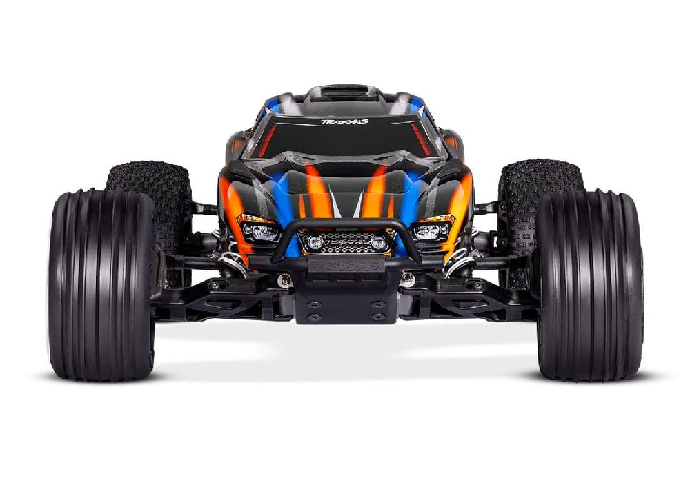 TRA37354-4ORANGE Traxxas 1/10 Rustler 2WD BL-2S Clipless - Orange***SOLD SEPARATELY you will need TRA2985 & TRA2827X to run this truck**