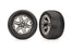 TRA3779 Traxxas Tire and Wheel, Rxt Chrm 2.8/Ribbed