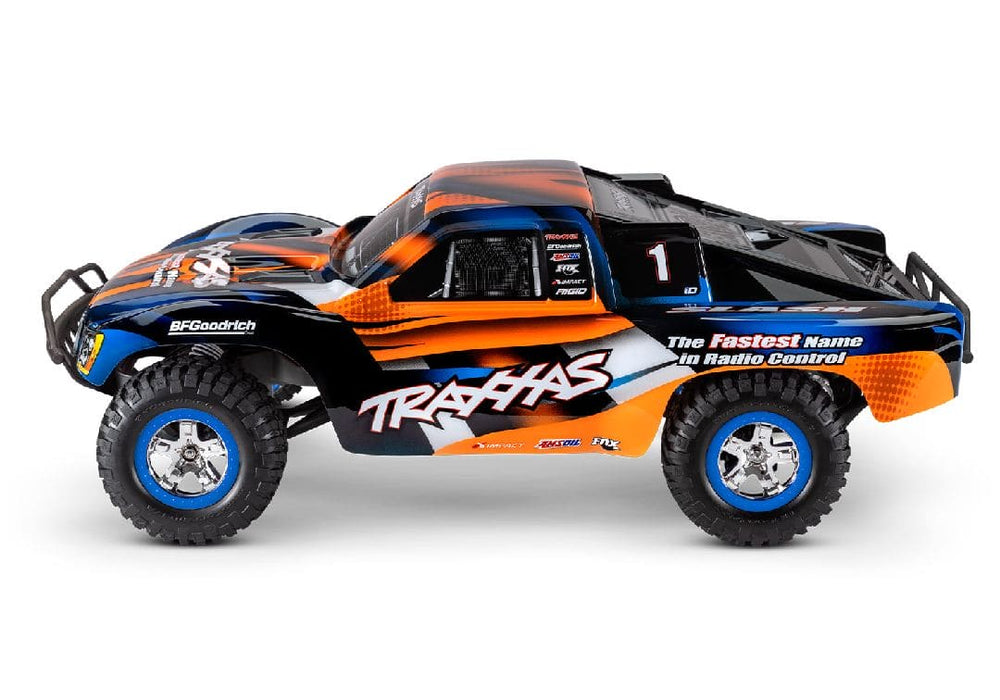 TRA58034-8ORANGE Traxxas Slash 1/10 2WD Short Course Racing Truck RTR - Orange **SOLD SEPARATELY AND REQUIRED TRA2912 AND TREA2916 OR FOR QUCK CHARGER &LONG RUN TIME BATTERY ORDER PART # TRA2992**