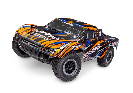 TRA58334-4 ORANGE 1/10 Slash 2WD, BL-2s HD Brushless, Clipless - Orange ***SOLD SEPARATELY you will need TRA2985 & TRA2827X to run this truck**