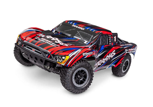 TRA58334-4 RED 1/10 Slash 2WD, BL-2s HD Brushless - Red