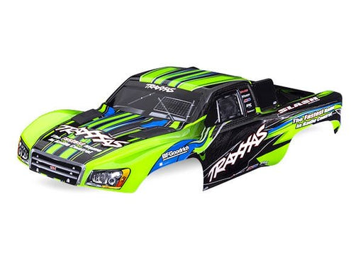 TRA5924-GRN Traxxas Body, Slash 2WD, green, painted, clipless mounting