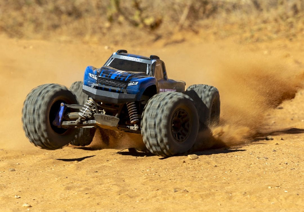 TRA67154-4BLUE Traxxas Stampede 1/10 4X4 Brushless Monster Truck RTR - Blue **SOLD SEPARATELY you will need tra2992 to run this truck**