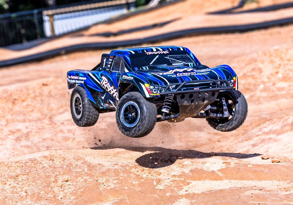 TRA68386-4BLUE Traxxas Slash 4X4 1/10 Scale VXL Extreme HD - Blue