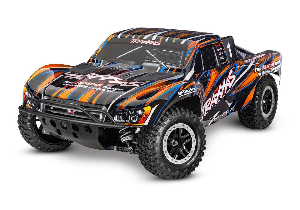 TRA68386-4ORANGE Traxxas Slash 4X4 1/10 Scale VXL Extreme HD - Orange