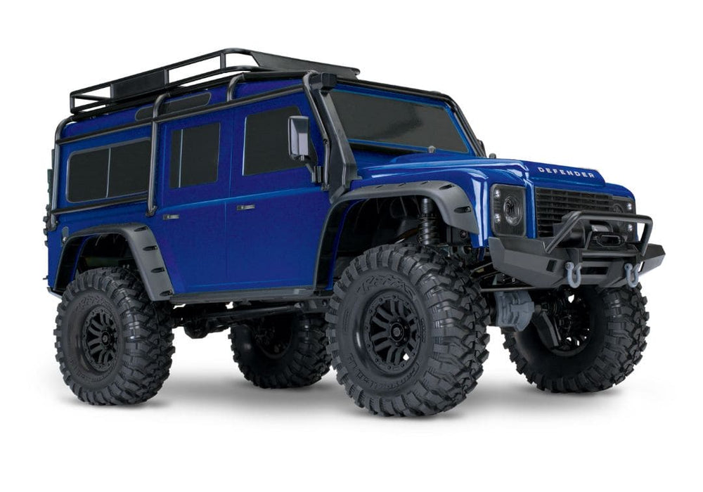 TRA82056-4 BLUE TRX-4 Scale and Trail Crawler with Land Rover© Defende