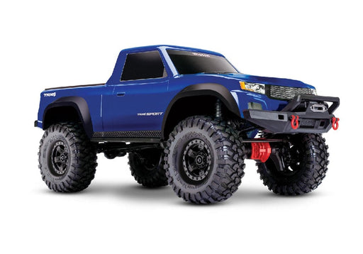 TRA82224-4BLUE Traxxas TRX-4 Sport, clipless body, no battery or charger - Blue **Sold Separately you will need TRA2992 to run this
