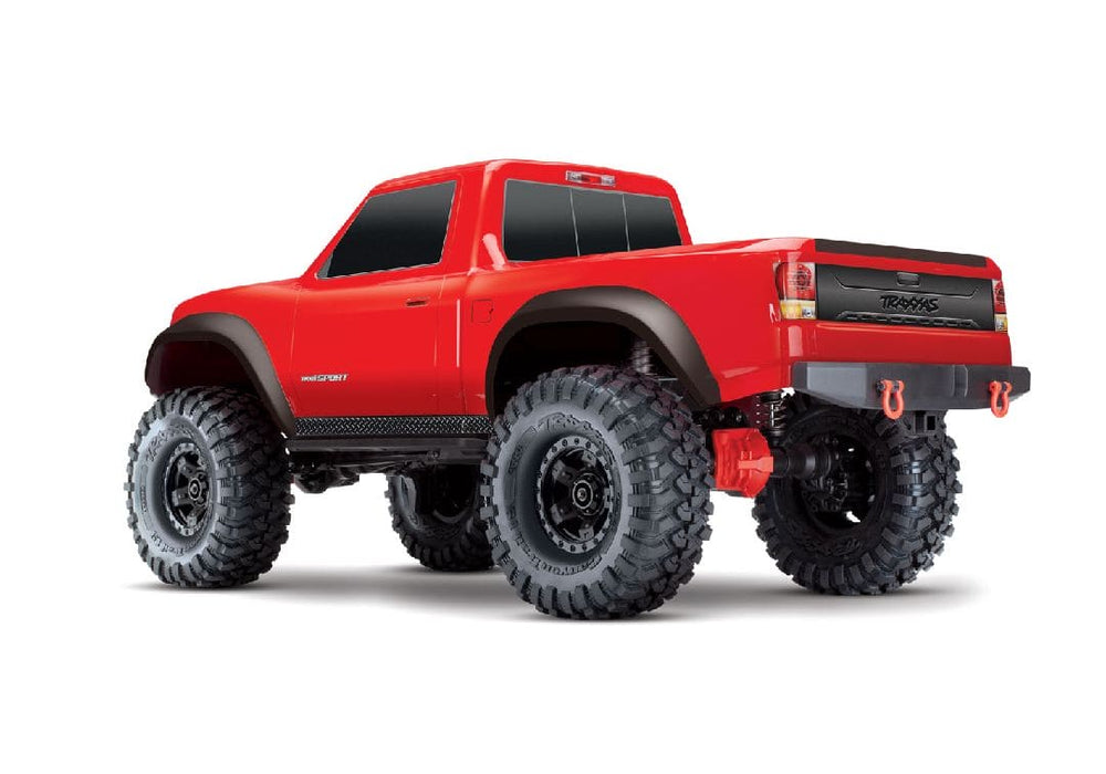 TRA82224-4RED Traxxas TRX-4 Sport, clipless body, no battery or charger - Red **Sold Separately you will need TRA2992 to run this